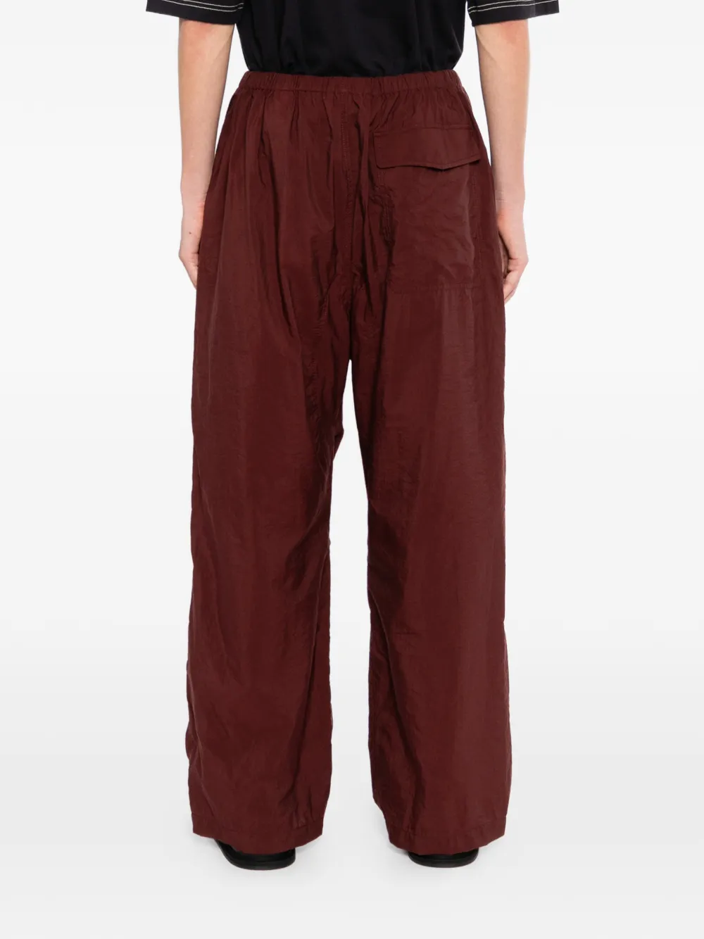 LEMAIRE Porto Parachute broek Bruin