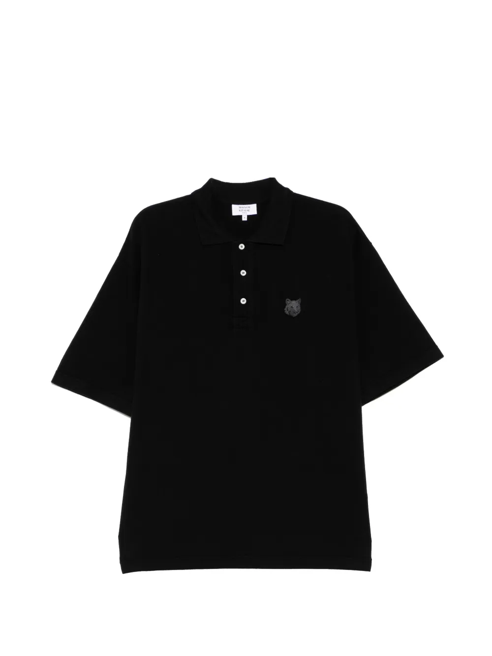 Maison Kitsuné Fox Head polo shirt - Nero