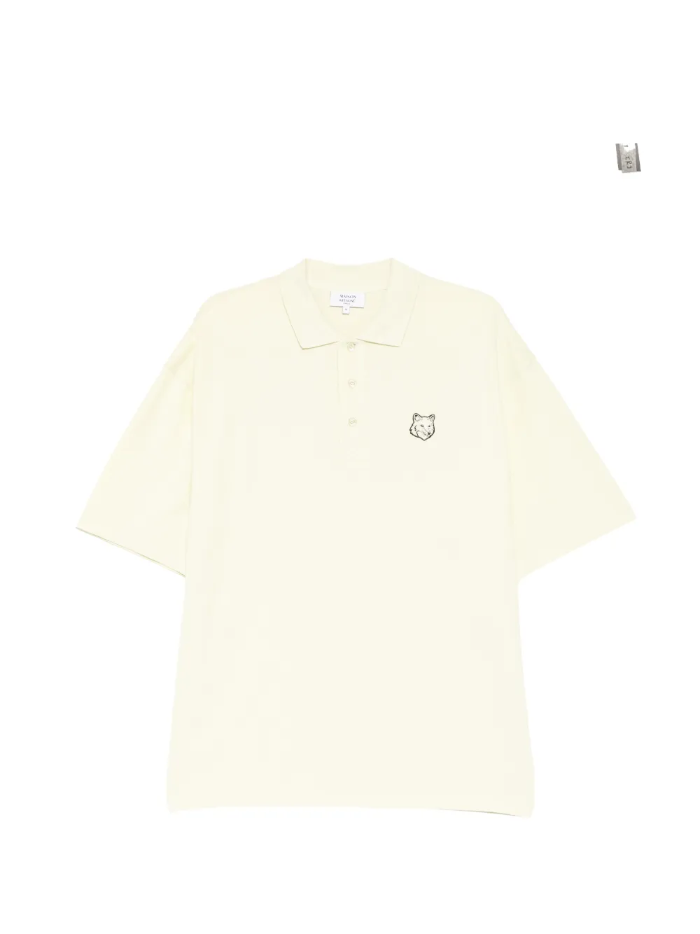 Maison Kitsuné Fox Head polo shirt - Giallo