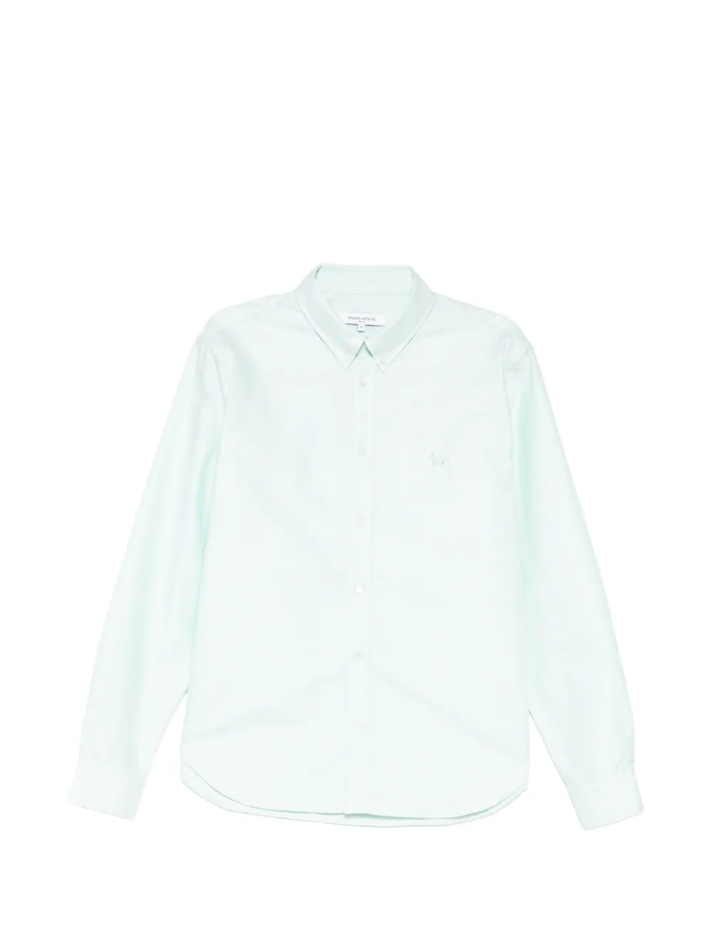 Maison Kitsuné Profile Fox Oxford shirt - Green
