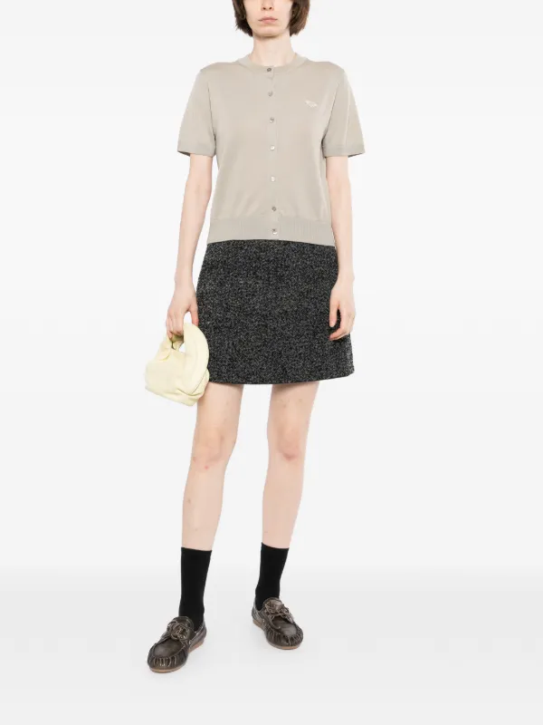 Maison Kitsuné Baby Fox ショートスリーブ カーディガン Maison Kitsuné Baby Fox ショートスリーブ カーディガン