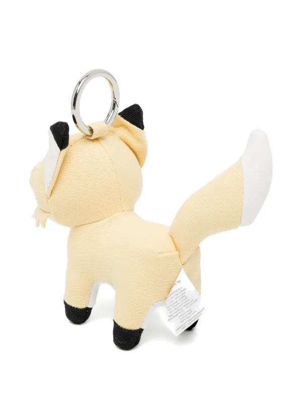 Maison Kitsuné Fox Bag Charm | Yellow | FARFETCH