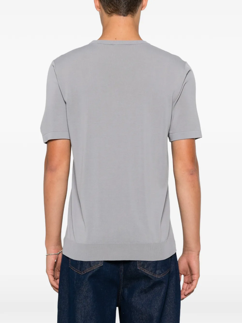 Roberto Collina T-shirt met korte mouwen Grijs