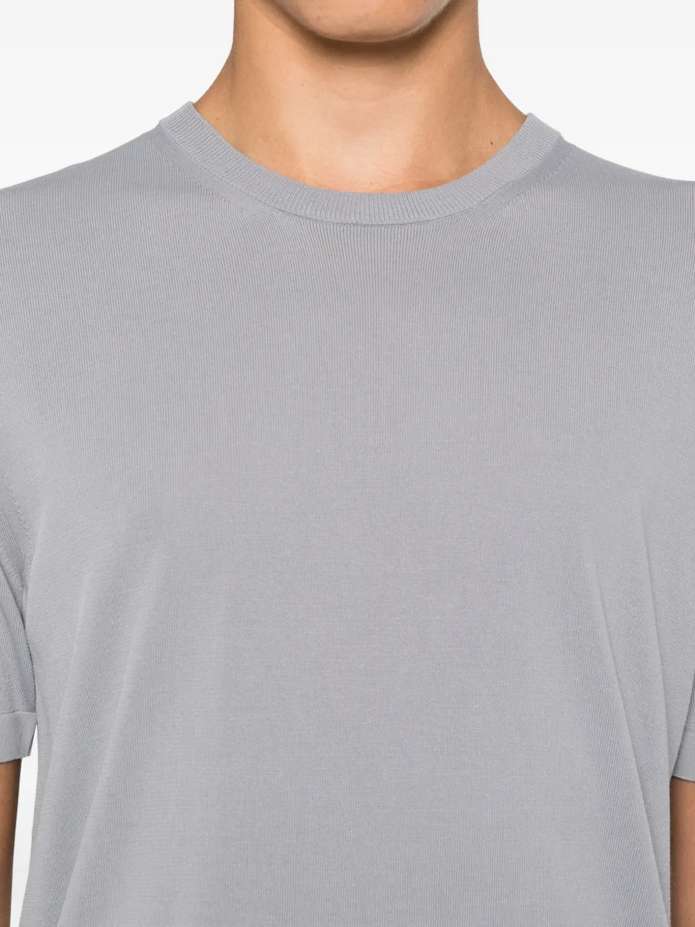 Roberto Collina T-shirt met korte mouwen Grijs