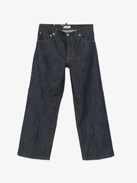 3DICI jeans anchos con parche del logo