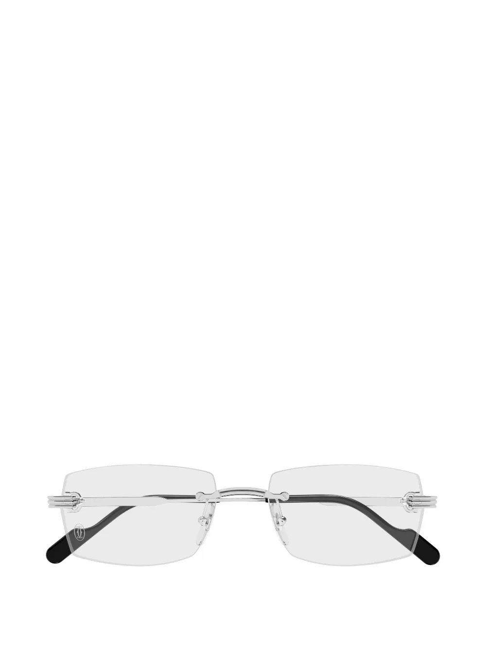 Cartier Eyewear C de Cartier rimless glasses - Argento