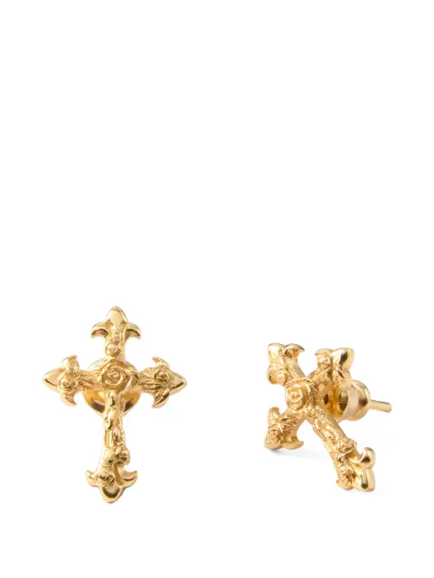 Emanuele Bicocchi rose-cross earrings
