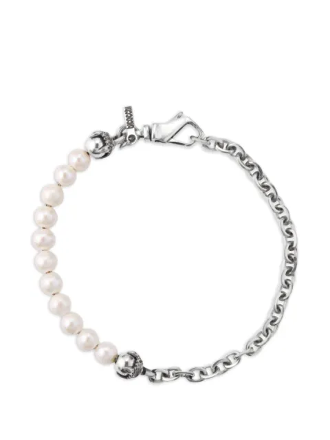 Emanuele Bicocchi pearl half-chain bracelet