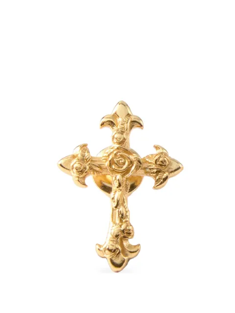 Emanuele Bicocchi Rose Cross stud earring