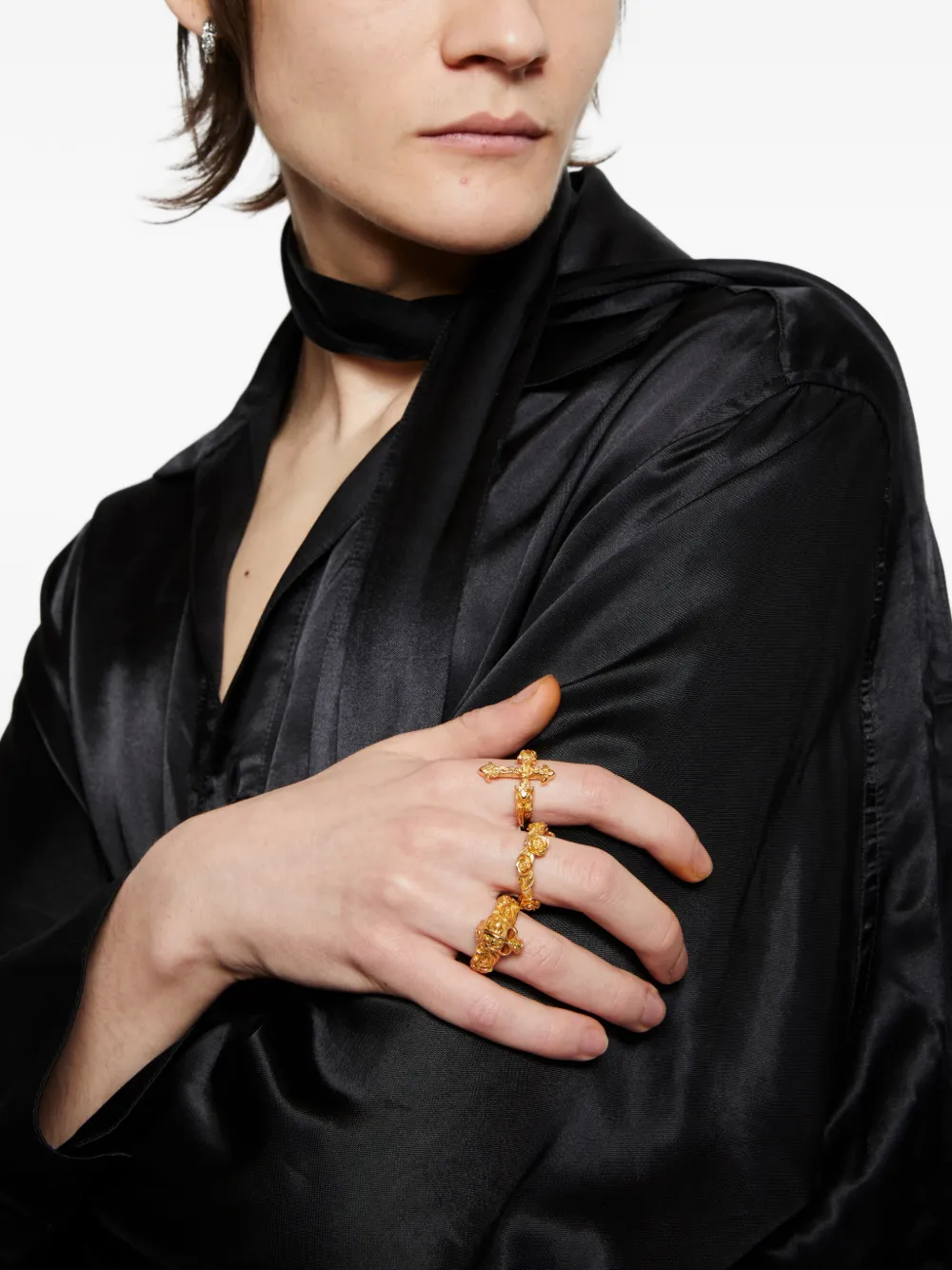 Emanuele Bicocchi Skull ring - Gold