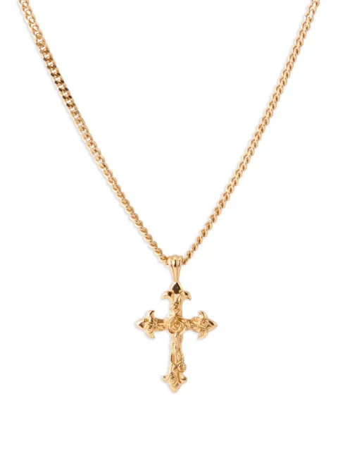 Emanuele Bicocchi small Fleury Cross necklace