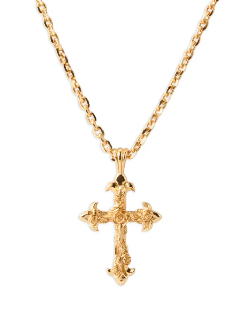 Emanuele Bicocchi Rose Cross necklace