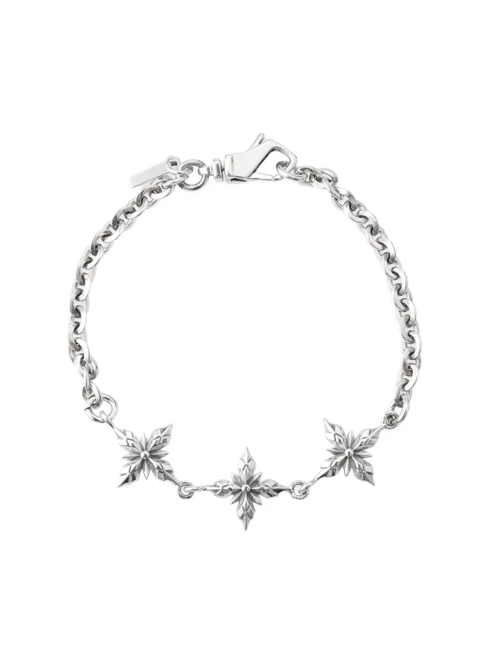 Emanuele Bicocchi Stella Ventis chain bracelet - Silber