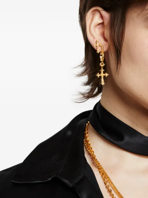 Emanuele Bicocchi Rose Cross earring