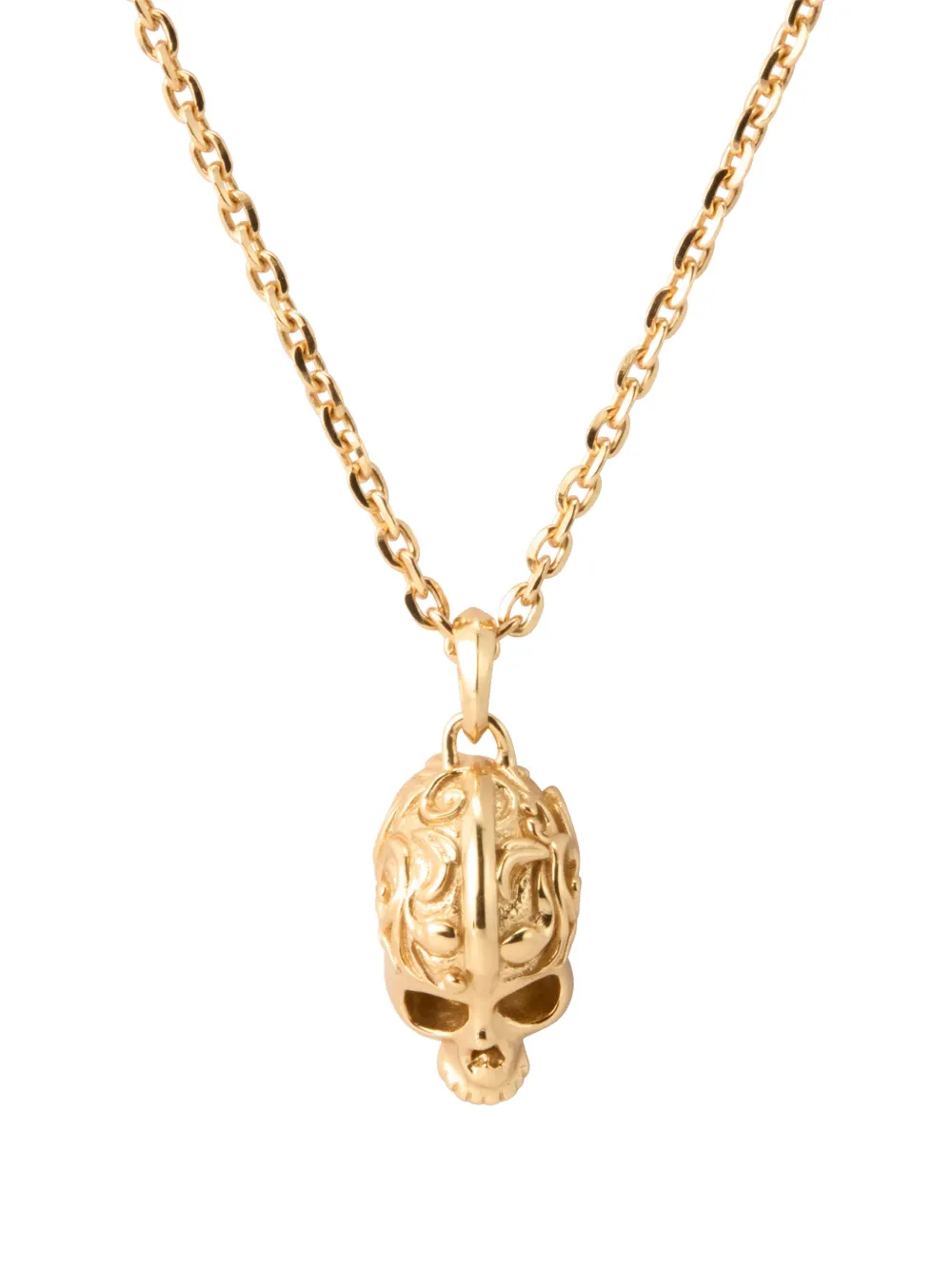 Emanuele Bicocchi large Skull necklace - Gold
