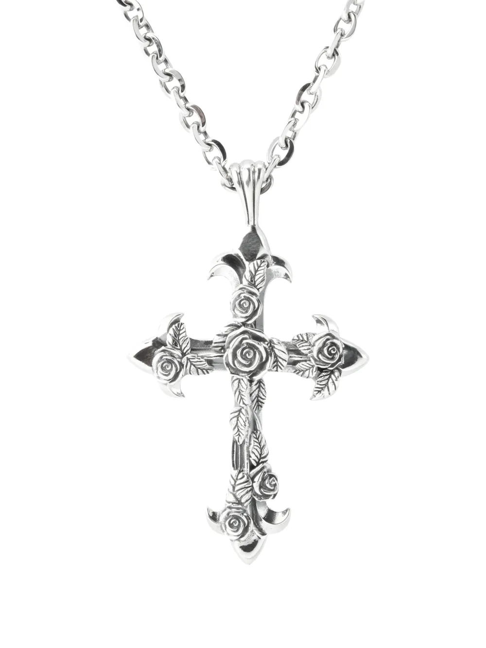 Emanuele Bicocchi Fleury Cross necklace - Silber