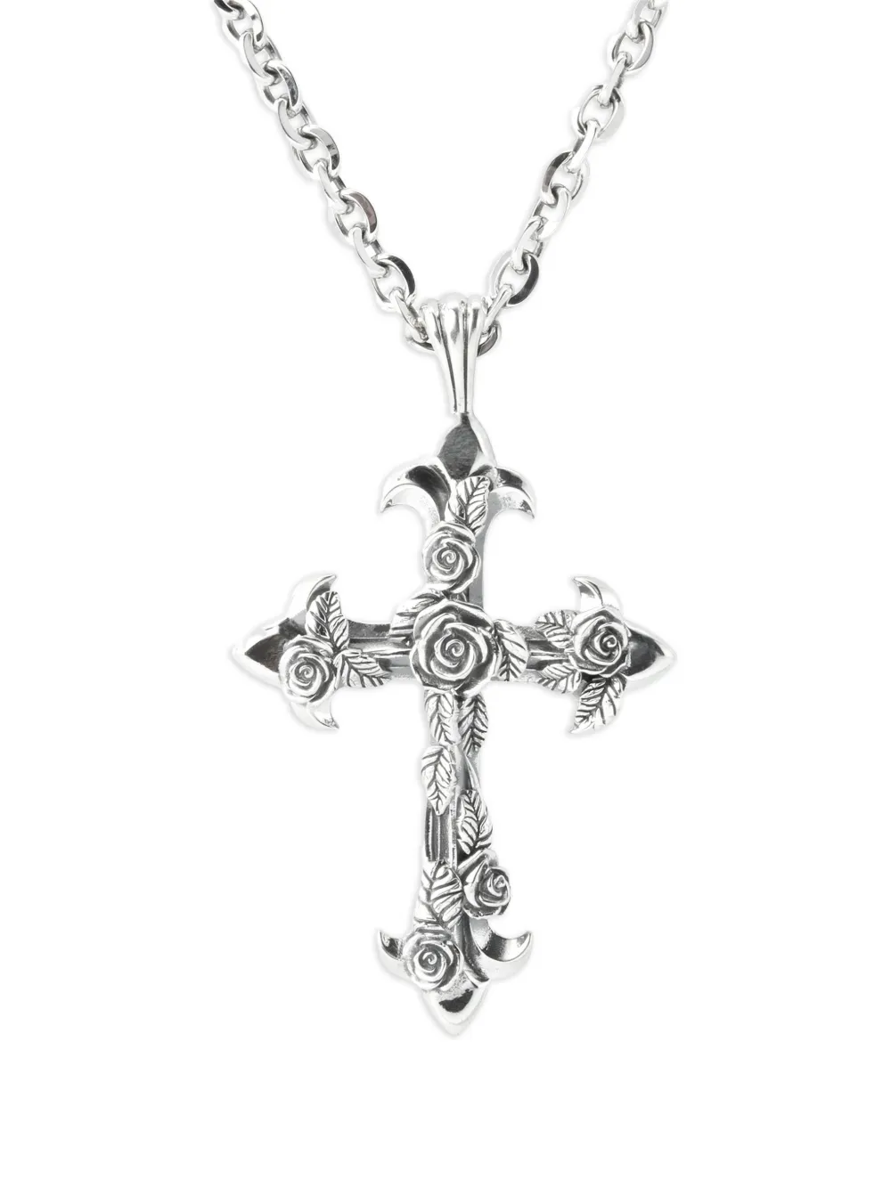 Emanuele Bicocchi Fleury Cross necklace - Silber