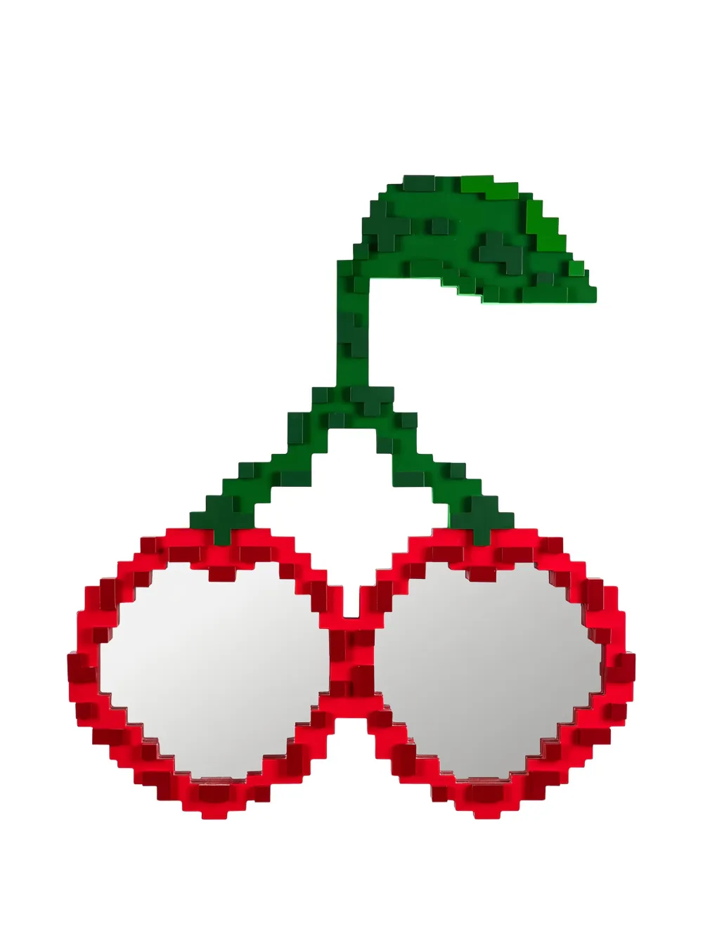 Seletti Pixel Mirror cherry mirror - Rosso