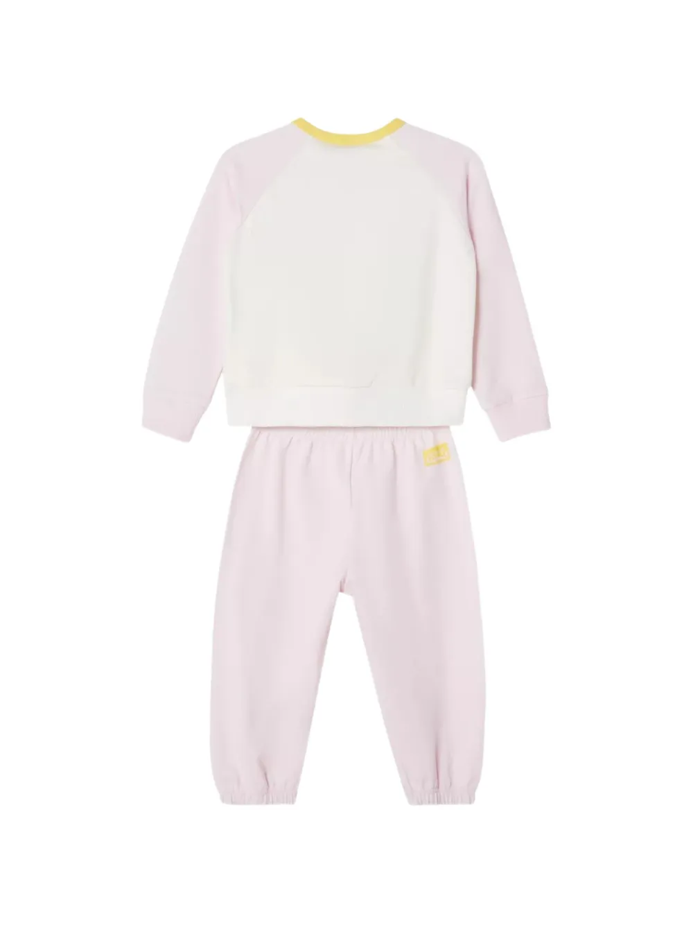 Versace Kids Tweedelig broekset met logo-print Roze