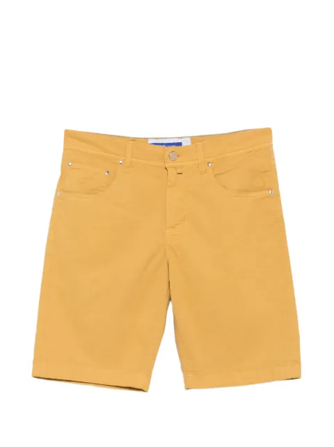 Jacob Cohën Nicolas logo-patch chino shorts