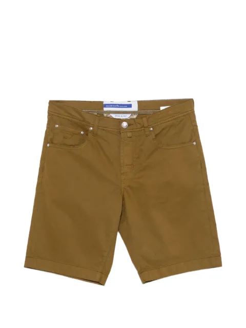 Jacob Cohën Nicolas logo-patch chino shorts