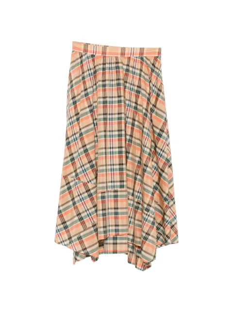 Ulla Johnson Annette plaid-pattern midi skirt