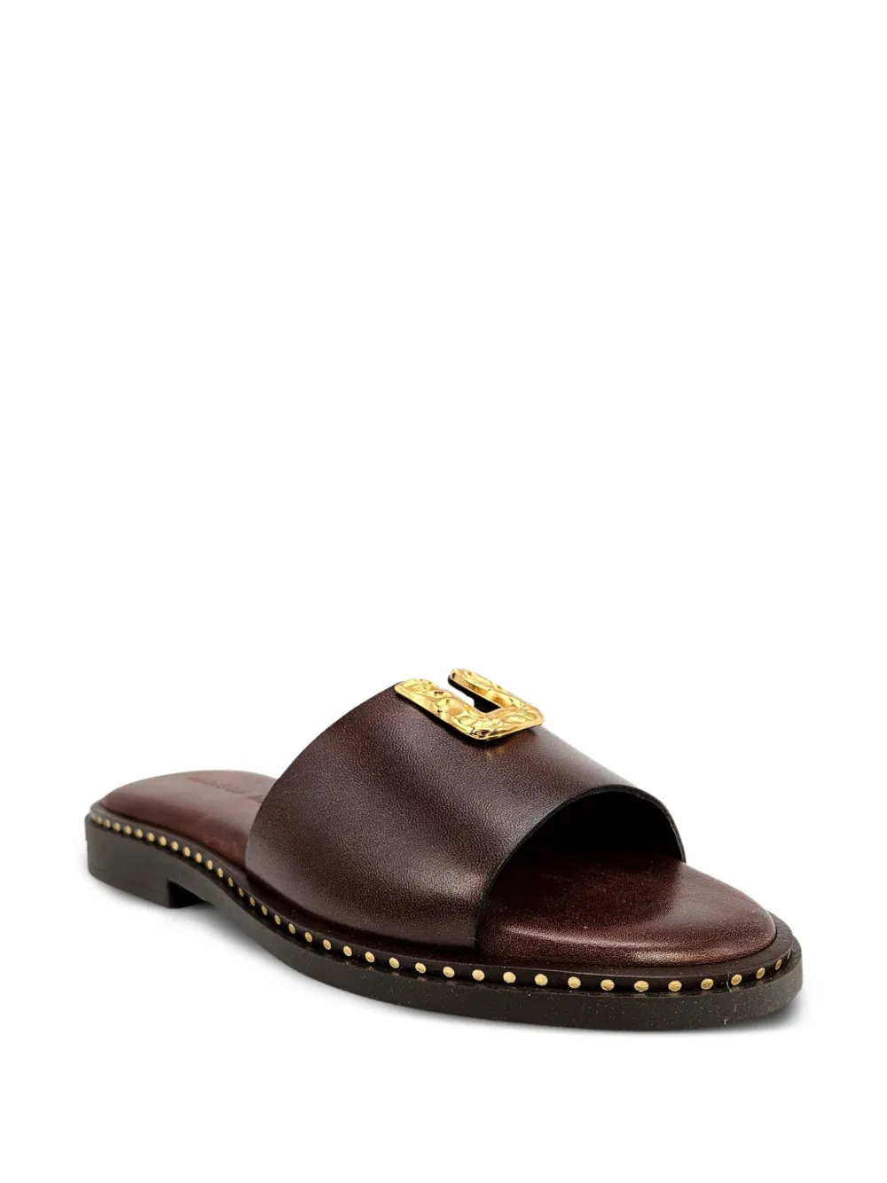 Madison.Maison hammered-hardware sandals Bruin