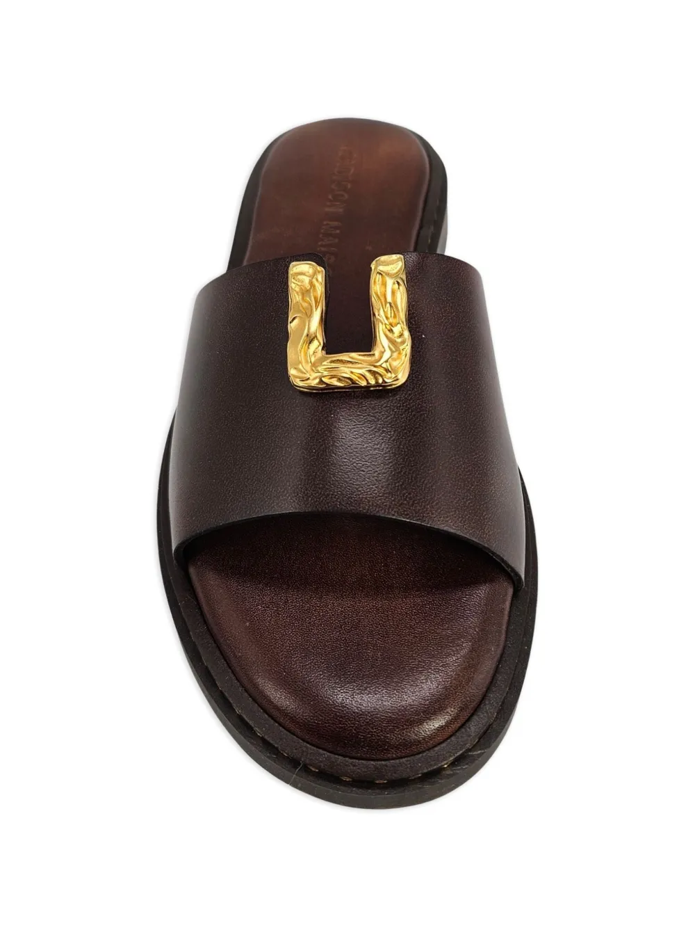 Madison.Maison hammered-hardware sandals Bruin