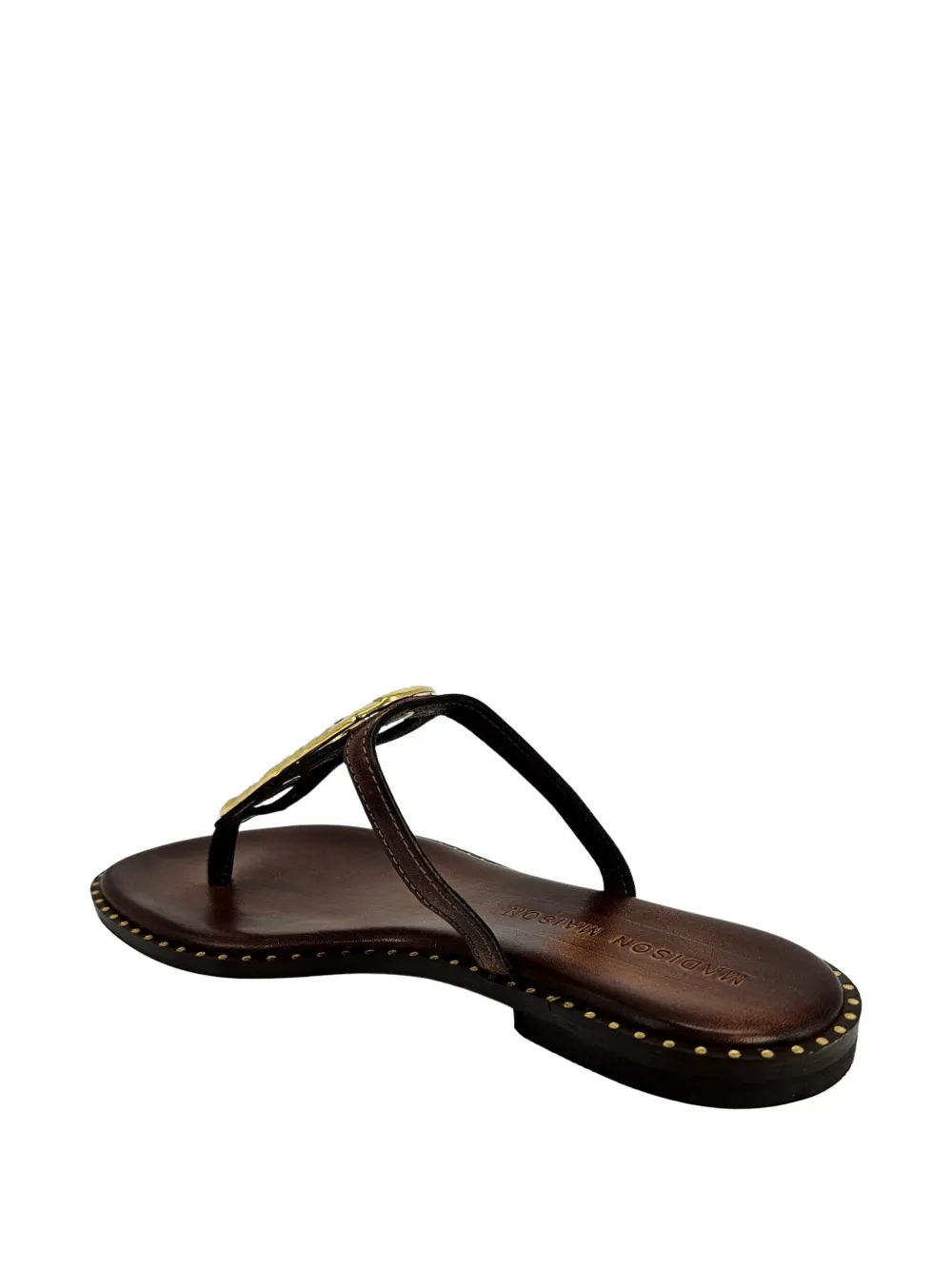 Madison.Maison hammered-link sandals Bruin