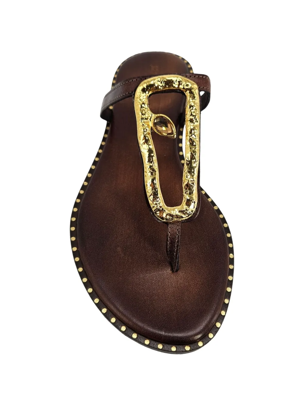 Madison.Maison hammered-link sandals Bruin