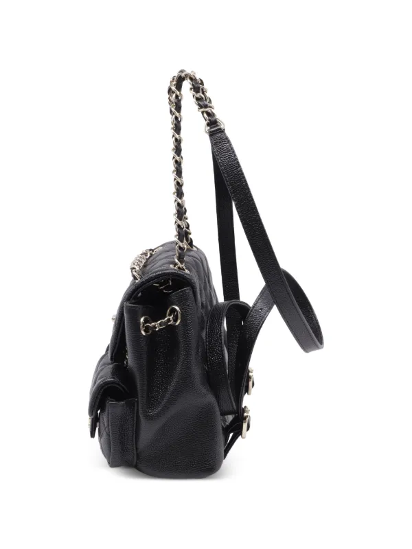 CHANEL Pre-Owned 2024 デュマ ココマーク ターンロック バックパック