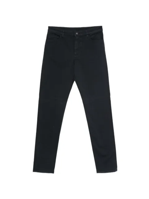 Canali logo-patch jeans