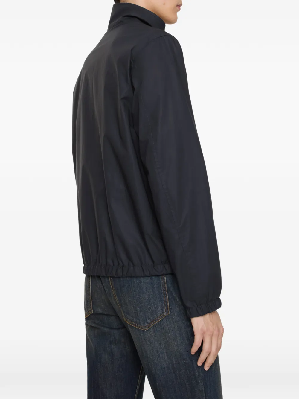 Burberry Harrington omkeerbaar katoenen jack Blauw
