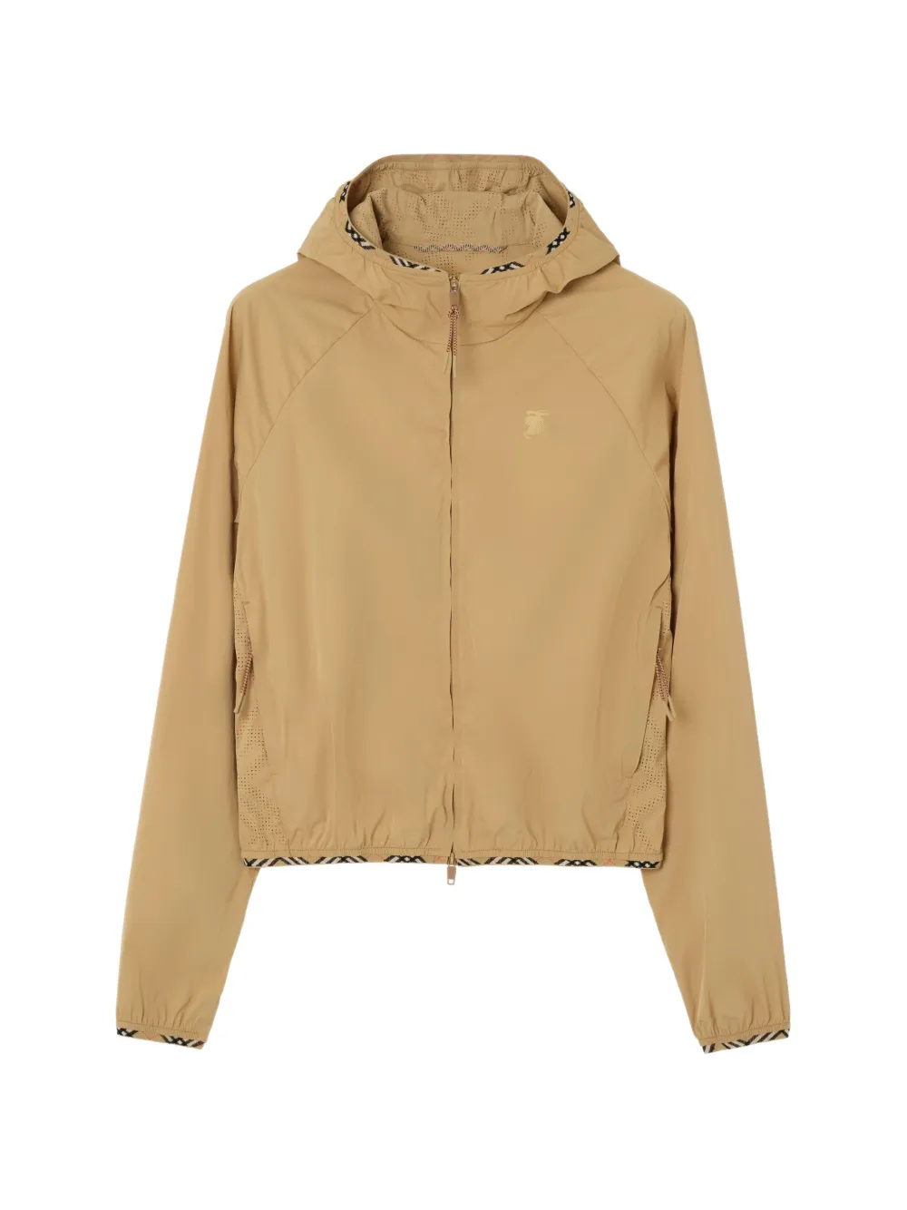 Burberry stretch nylon hooded jacket - Toni neutri