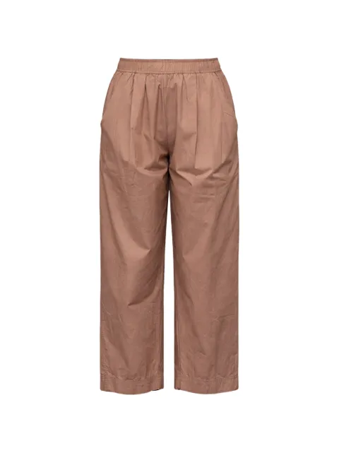 Apiece Apart elasticated-pleated cropped trousers