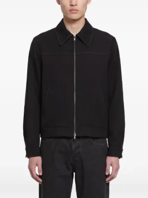 Jil Sander ジップアップ シャツジャケット | ブルー | FARFETCH JP