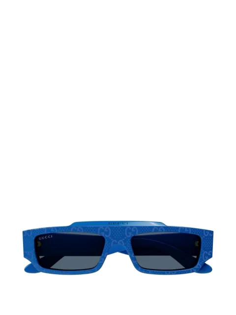 Gucci GG Supreme rectangle-frame sunglasses