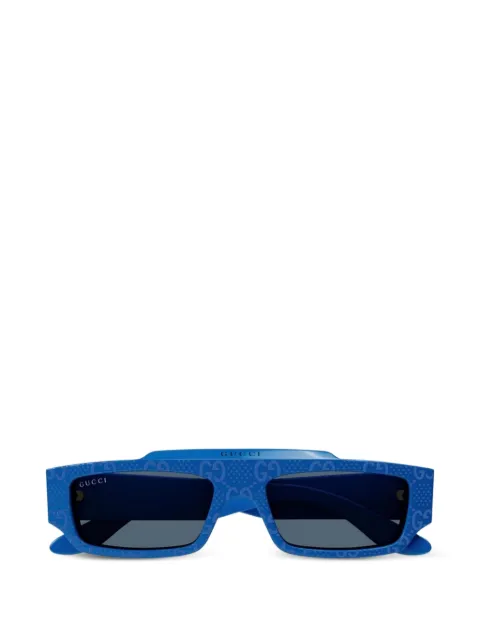 Gucci GG Supreme rectangle-frame sunglasses