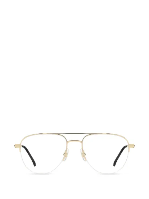 Carrera 385 double-bridge pilot-frame glasses