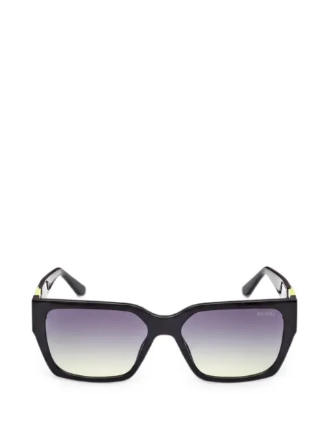 GUESS USA logo-plaque square-frame sunglasses