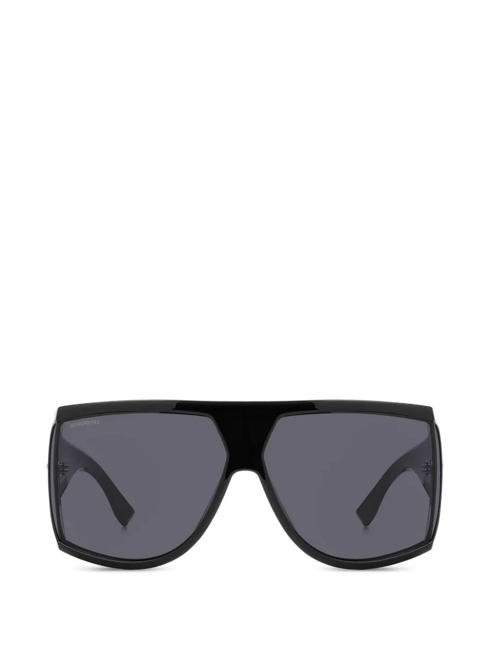 DSQUARED2 logo-plaque geometric-frame sunglasses - Nero