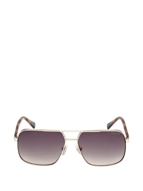 GUESS EYEWEAR double-bridge pilot-frame sunglasses