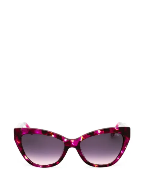 GUESS EYEWEAR tortoiseshell-effect cat-eye sunglasses