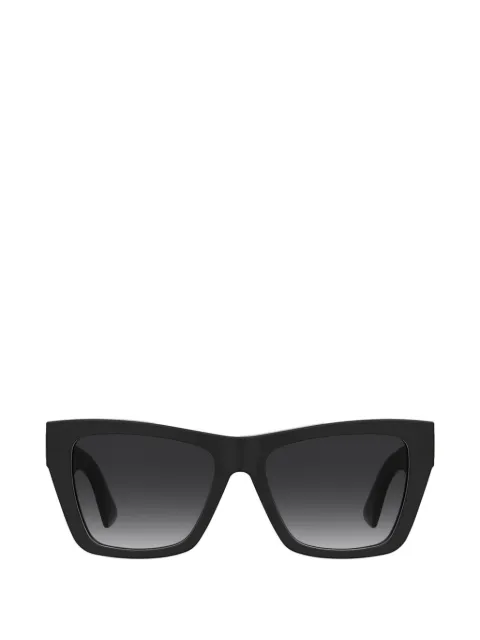 Moschino Eyewear logo-plaque rectangle-frame sunglasses