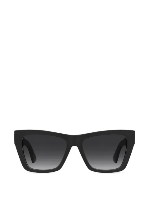 Moschino Eyewear logo-plaque rectangle-frame sunglasses