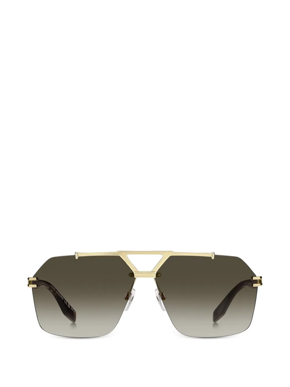 Marc Jacobs geometric-frame sunglasses - Oro
