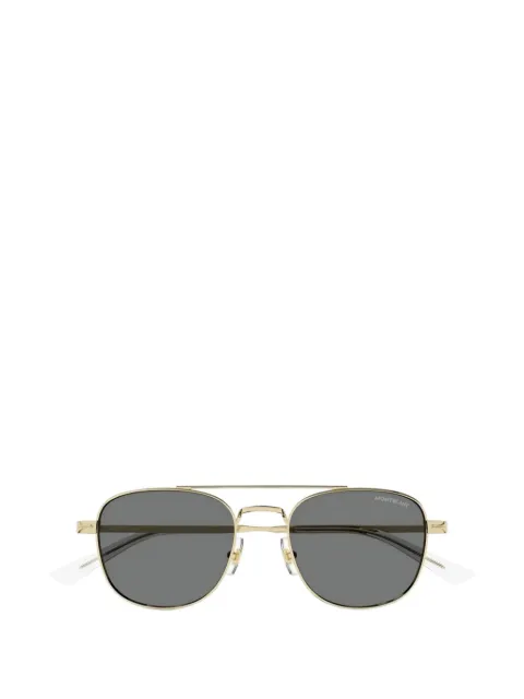 Montblanc geometric-frame sunglasses