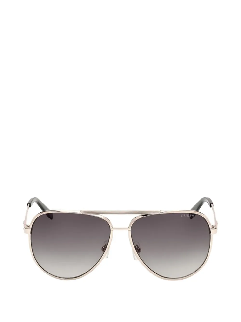 GUESS EYEWEAR gradient-lens pilot-frame sunglasses - Argento