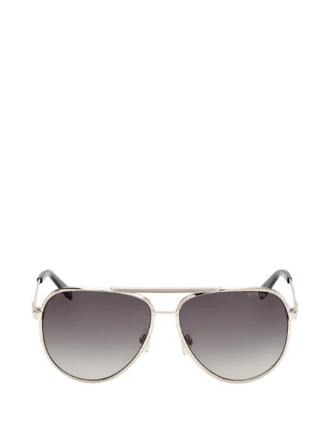 GUESS EYEWEAR gradient-lens pilot-frame sunglasses