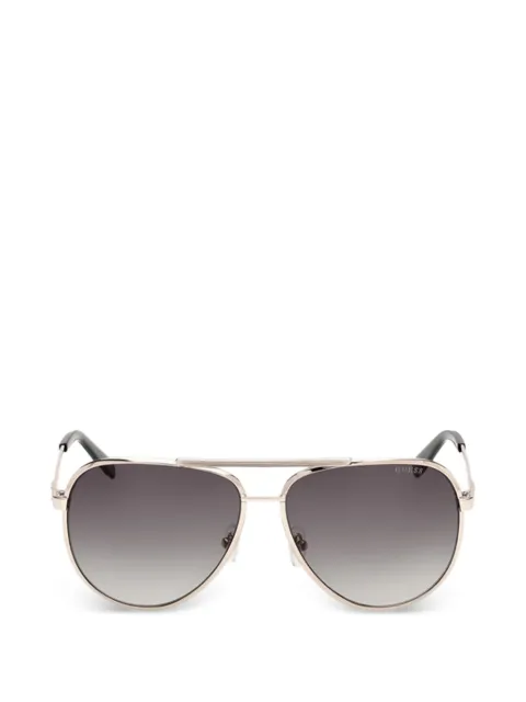 GUESS EYEWEAR gradient-lens pilot-frame sunglasses